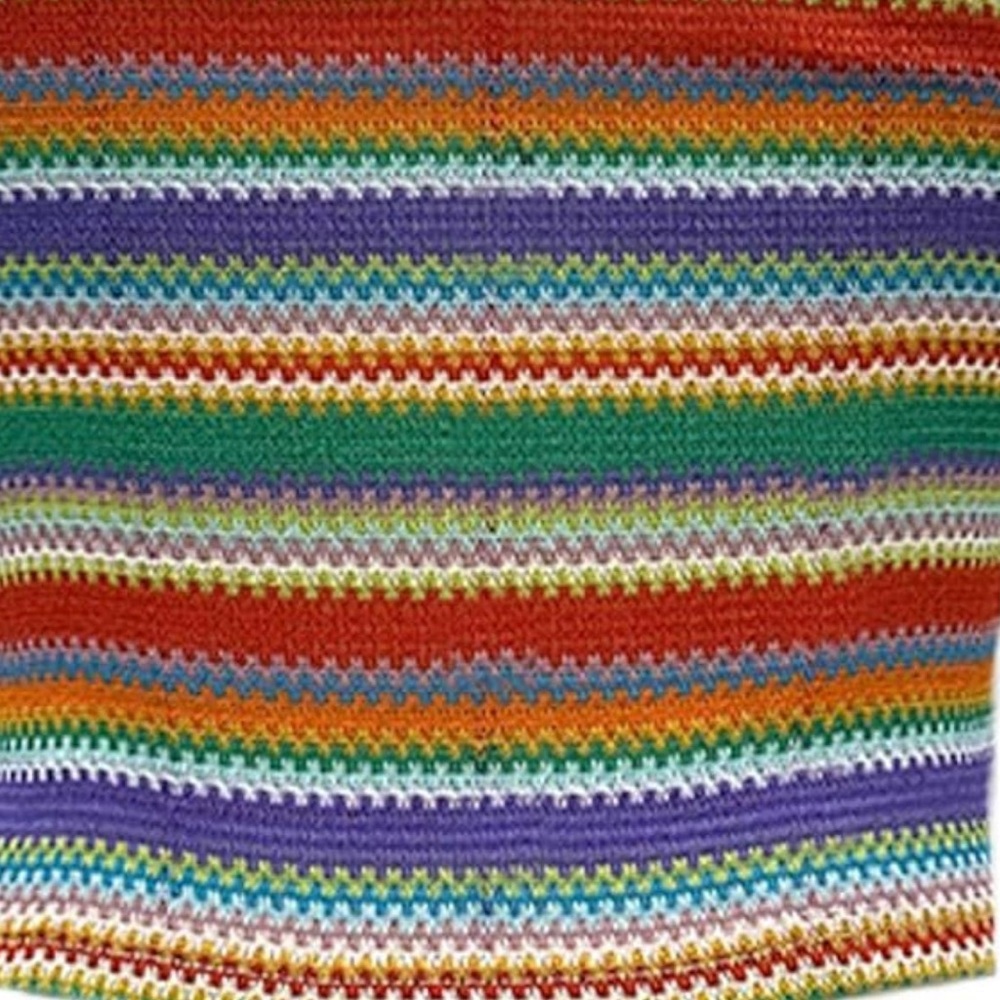 SHEIN Boho Bandeau Tube Top Strapless Knit Crop Y2K Summer Size Large - Picture 9 of 14